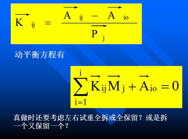 动平衡方程