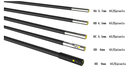 bie内窥镜具有多种规格的镜头配置，可满足不同工况要求